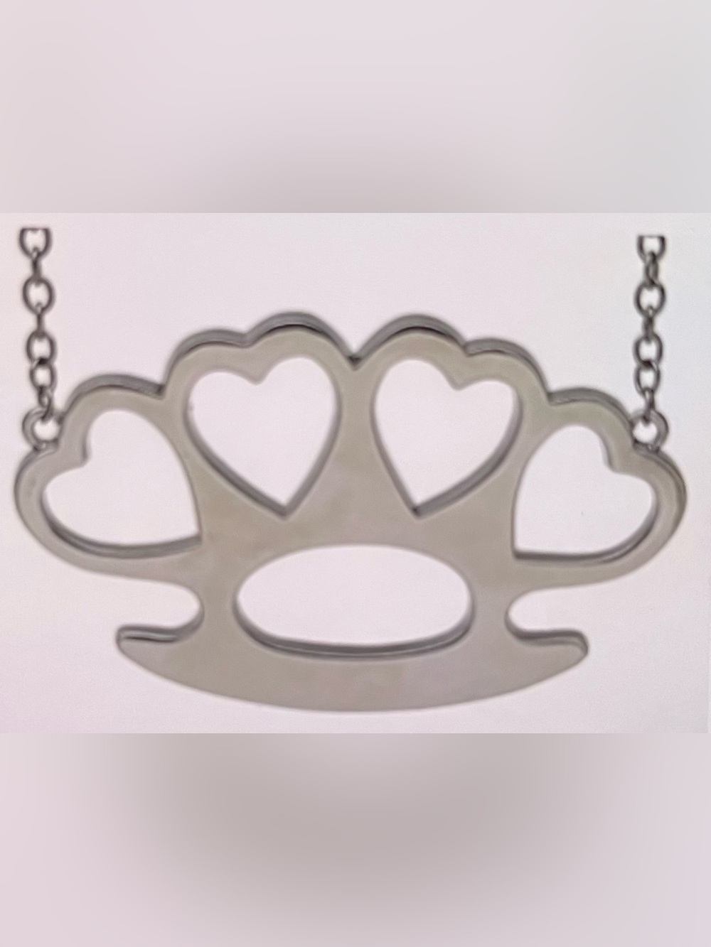 Rock Rebel chrome necklace